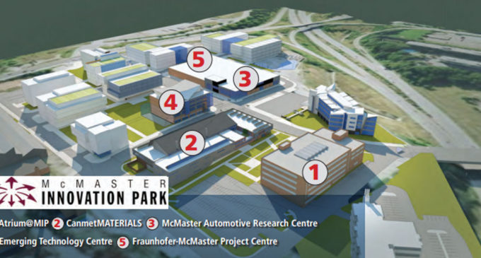 McMaster Innovation Park aims to be Internationally Recognized